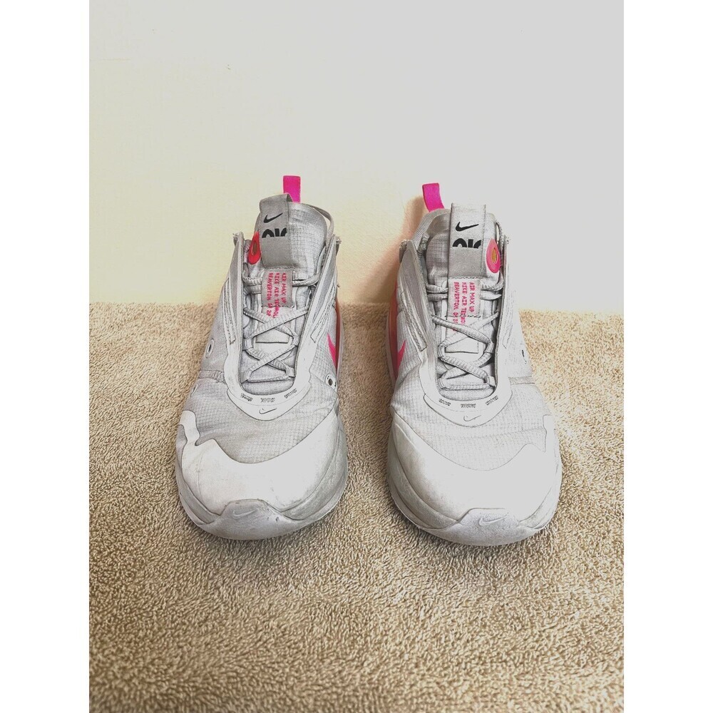 Nike Air Max Up Women's  White Neon Pink Shoes Sneakers CK7173-001 Size 8